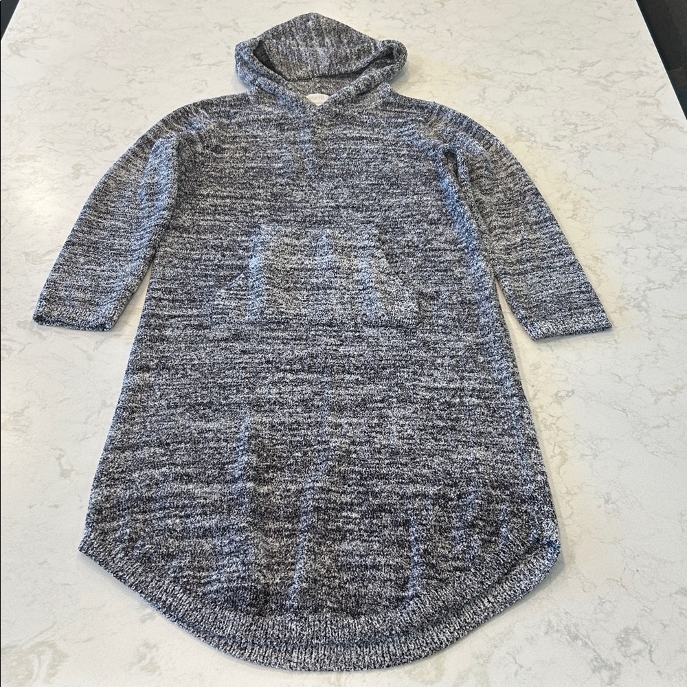 Softies Marshmallow Hooded Lounger in Heather Black Size Small/Medium - Picture 15 of 16